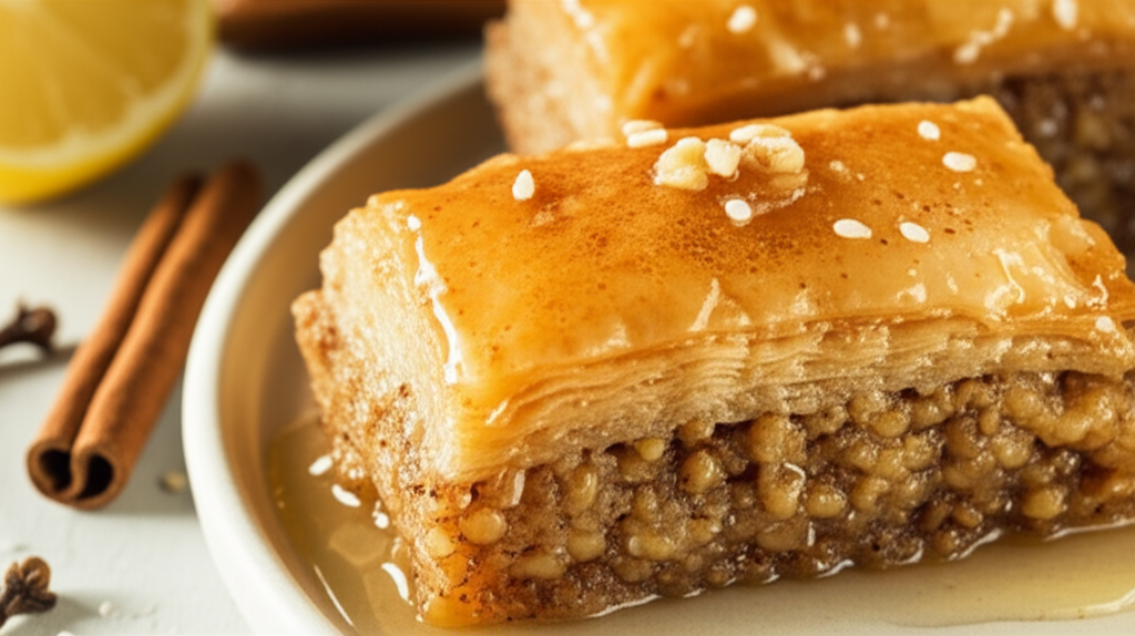 Baklava With Honey Syrup image