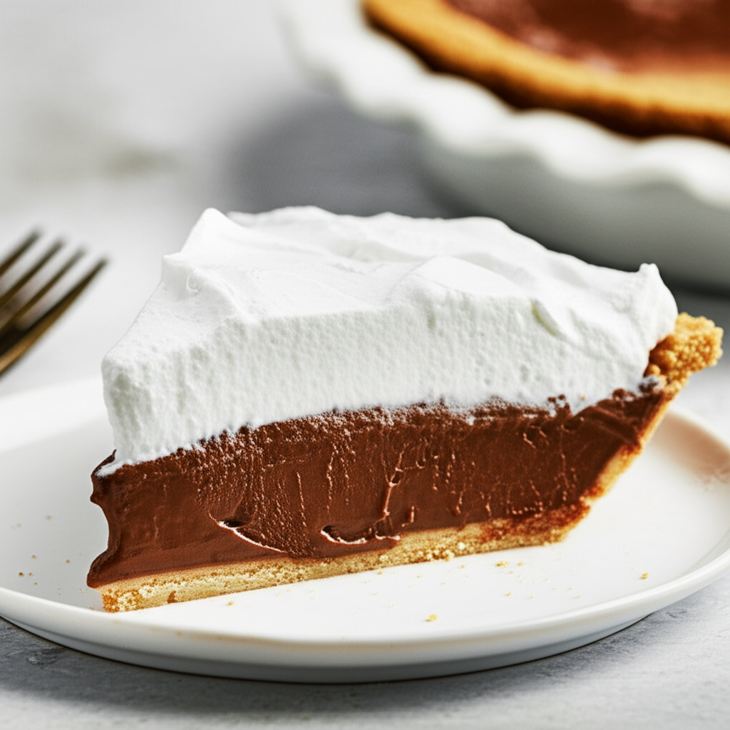 5 Minute Double Layer Chocolate Pie image