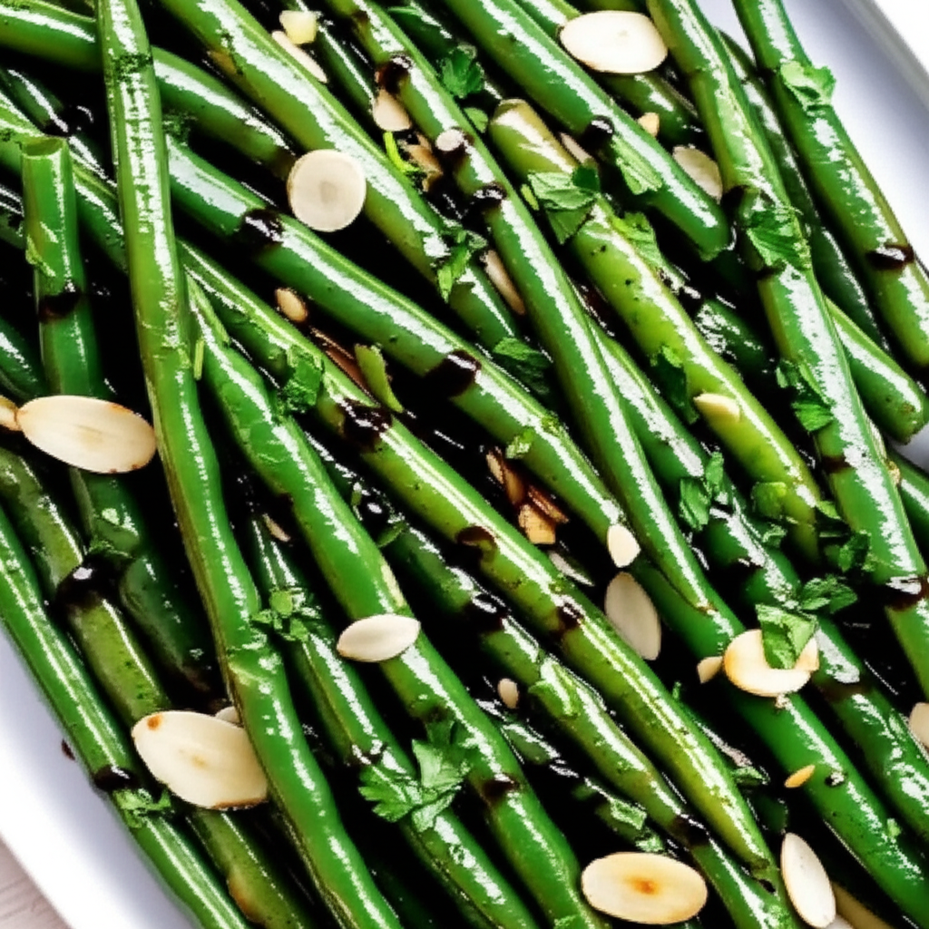 Balsamic Garlic Beans image
