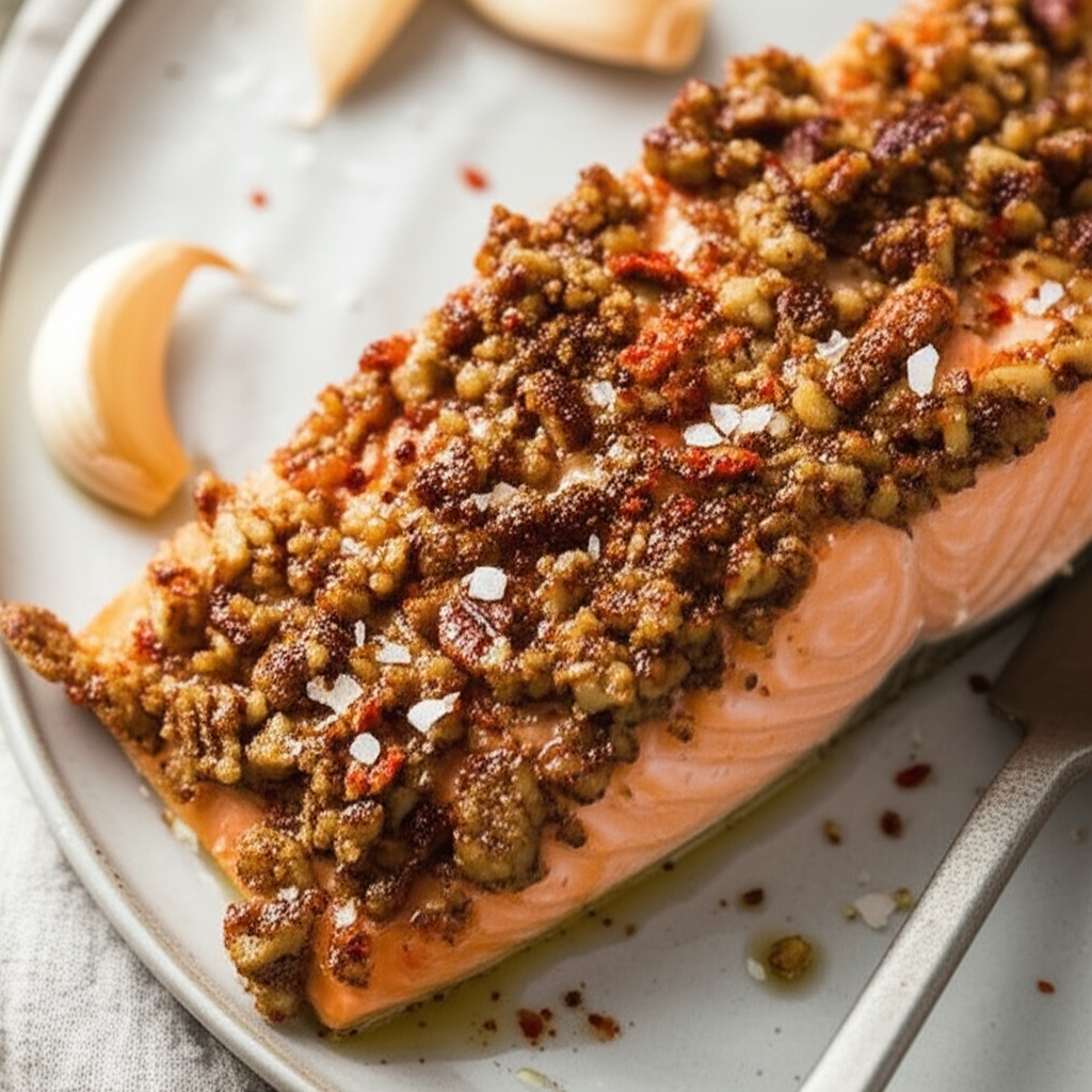 Pecan Crusted Salmon image