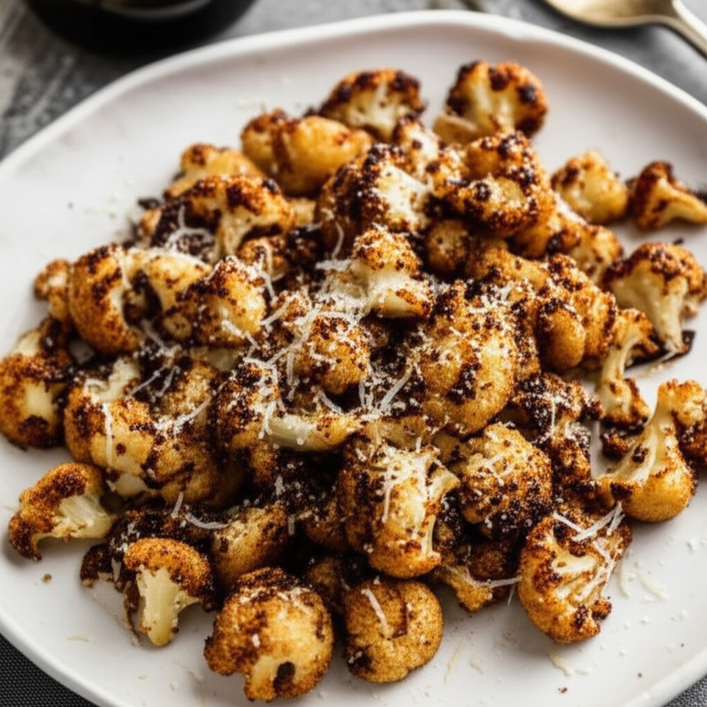 Balsamic Parmesan Roasted Cauliflower image