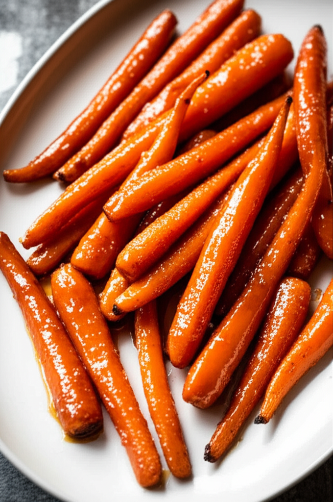Balsamic And Brown Sugar Roasted Carrots image