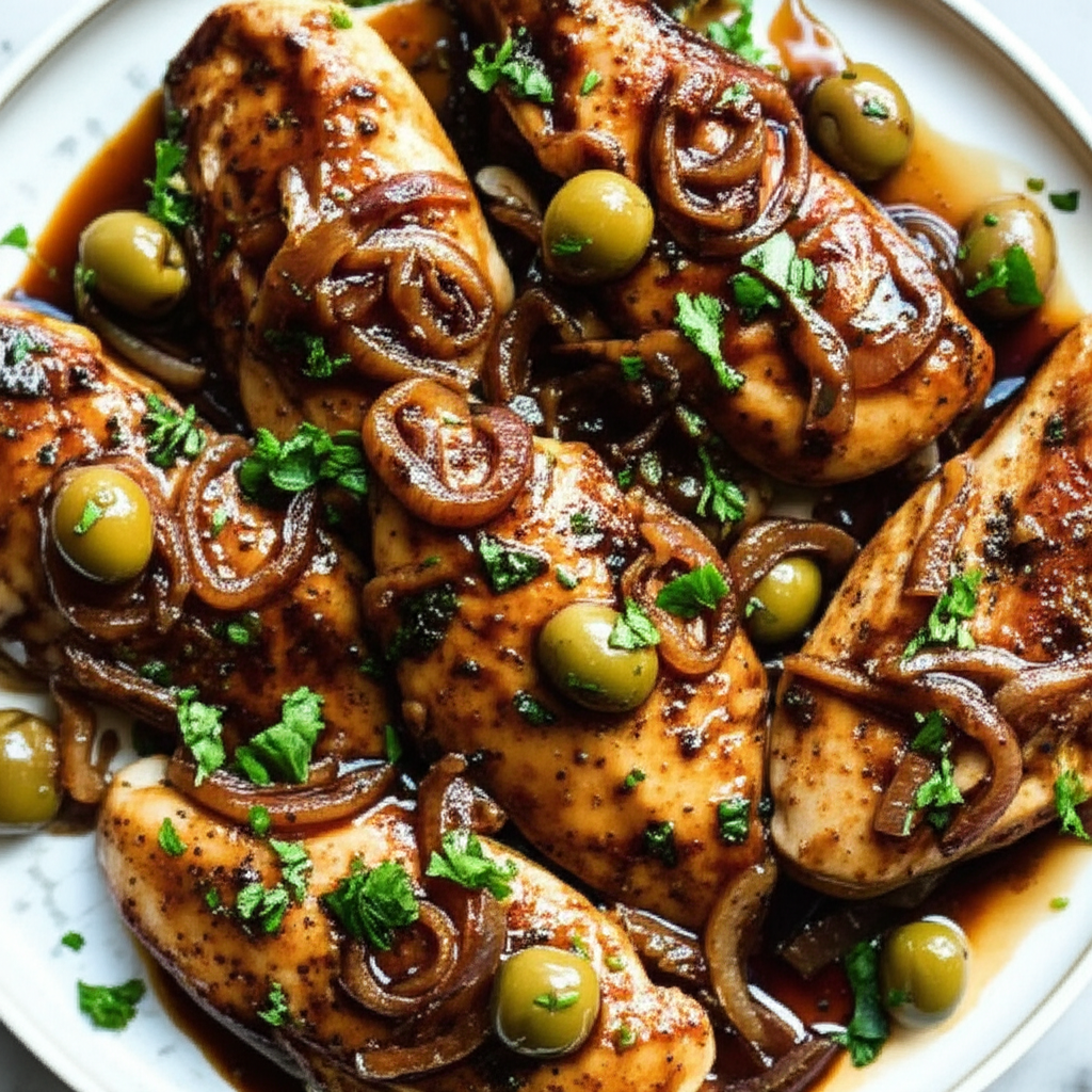 Balsamic And Olive Chicken image