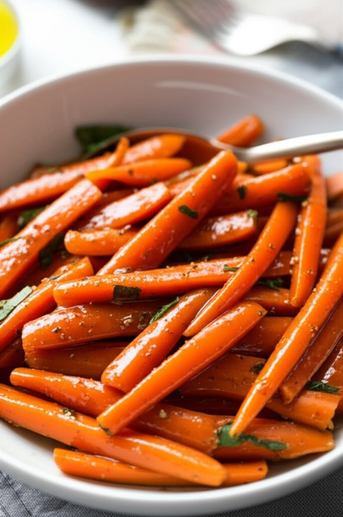 Balsamic Basil Carrots