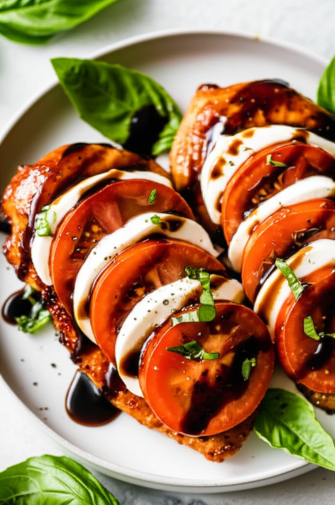 Balsamic Chicken And Fresh Mozzarella image
