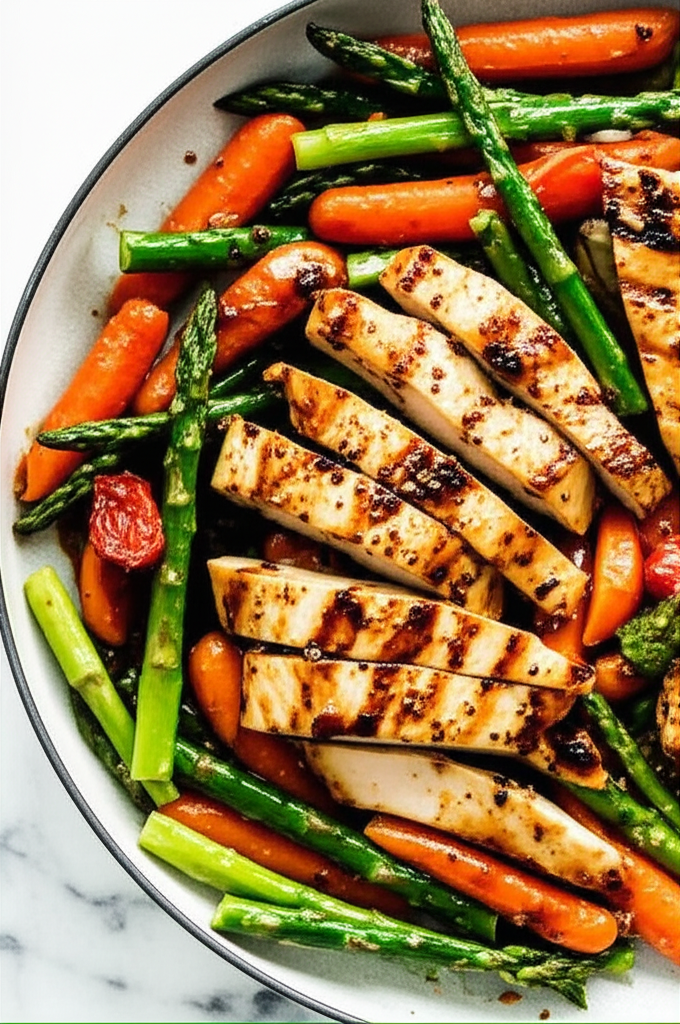 Balsamic Chicken And Veggies image