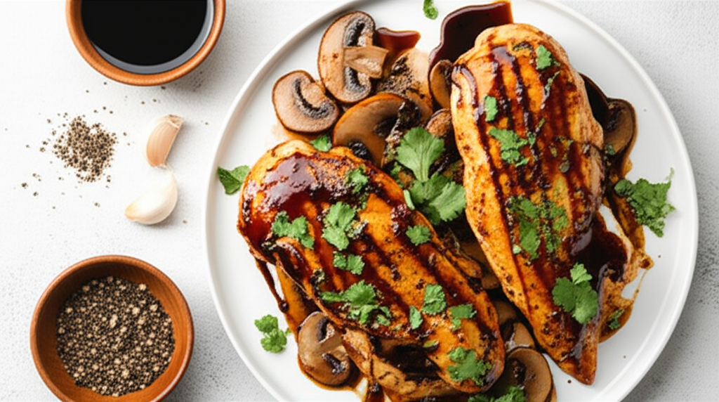 Balsamic Chicken Breast With Cilantro image