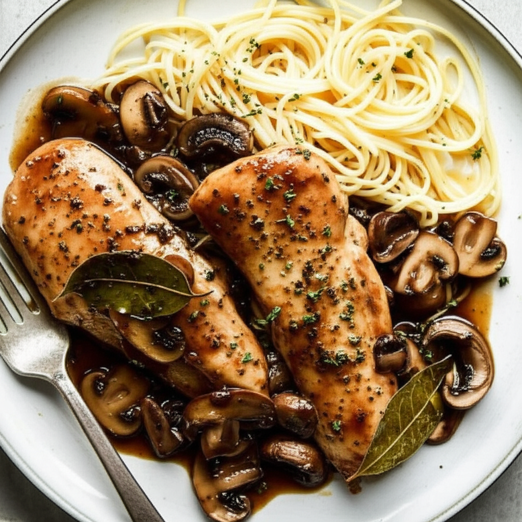Balsamic Chicken With Mushrooms image