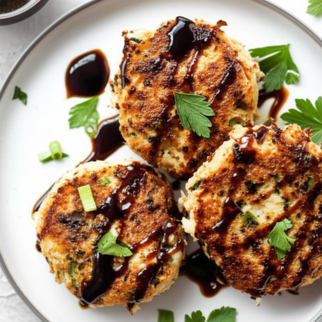 Balsamic Crab Cakes image