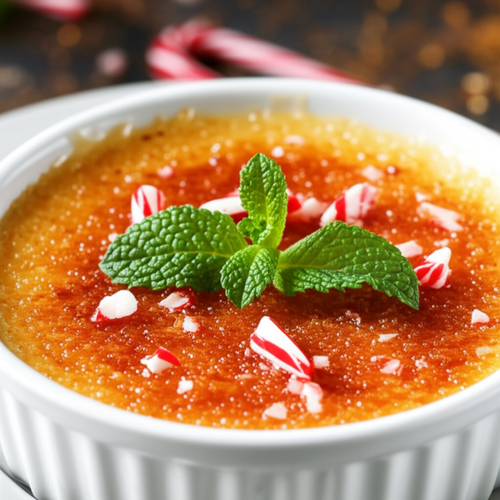 Peppermint Creme Brulee image