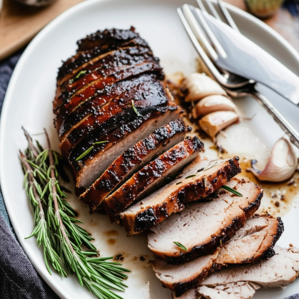 Balsamic Roast Pork Tenderloins image