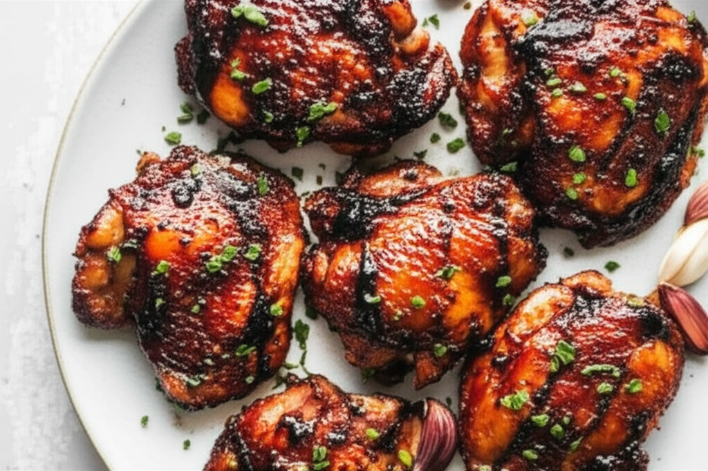 Balsamic Roasted Chicken Thighs image