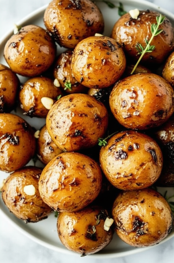 Balsamic Roasted New Potatoes image