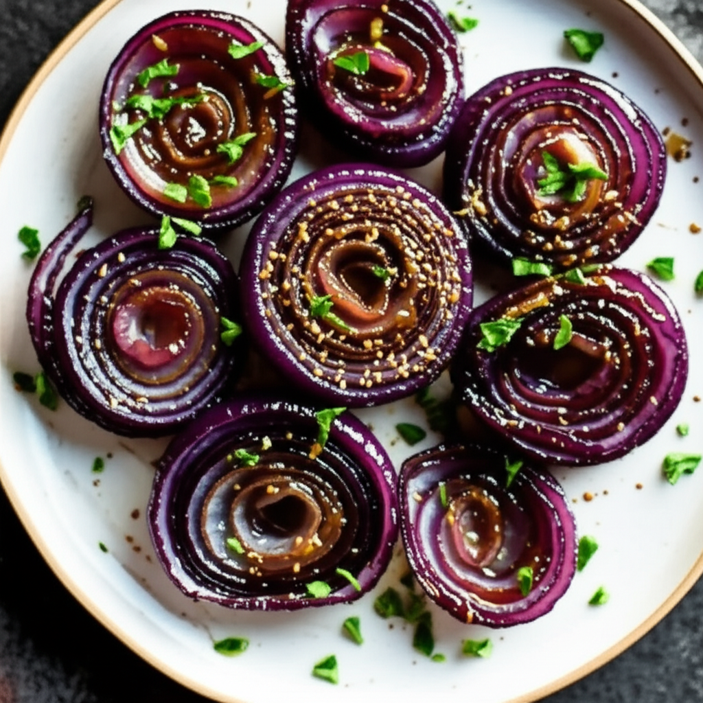 Balsamic Roasted Onions image