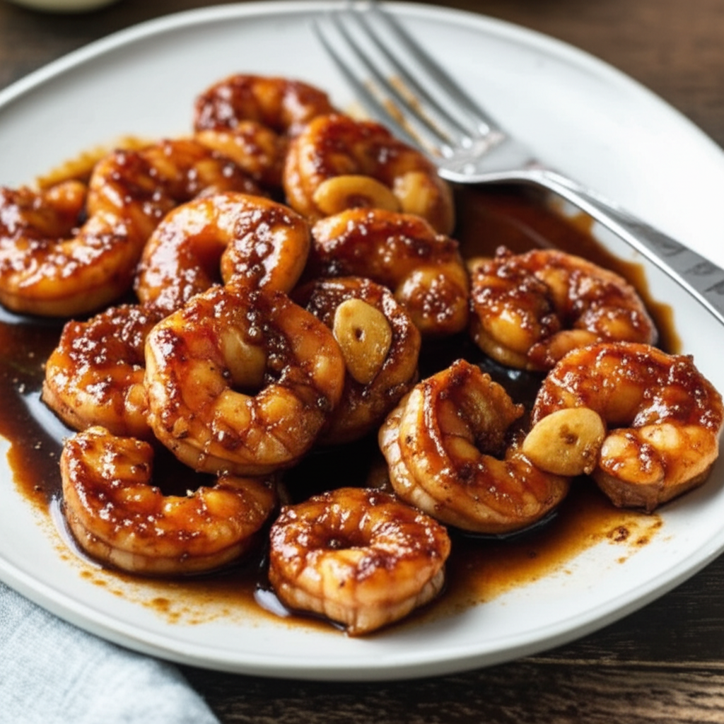 Balsamic Shrimp Saute image
