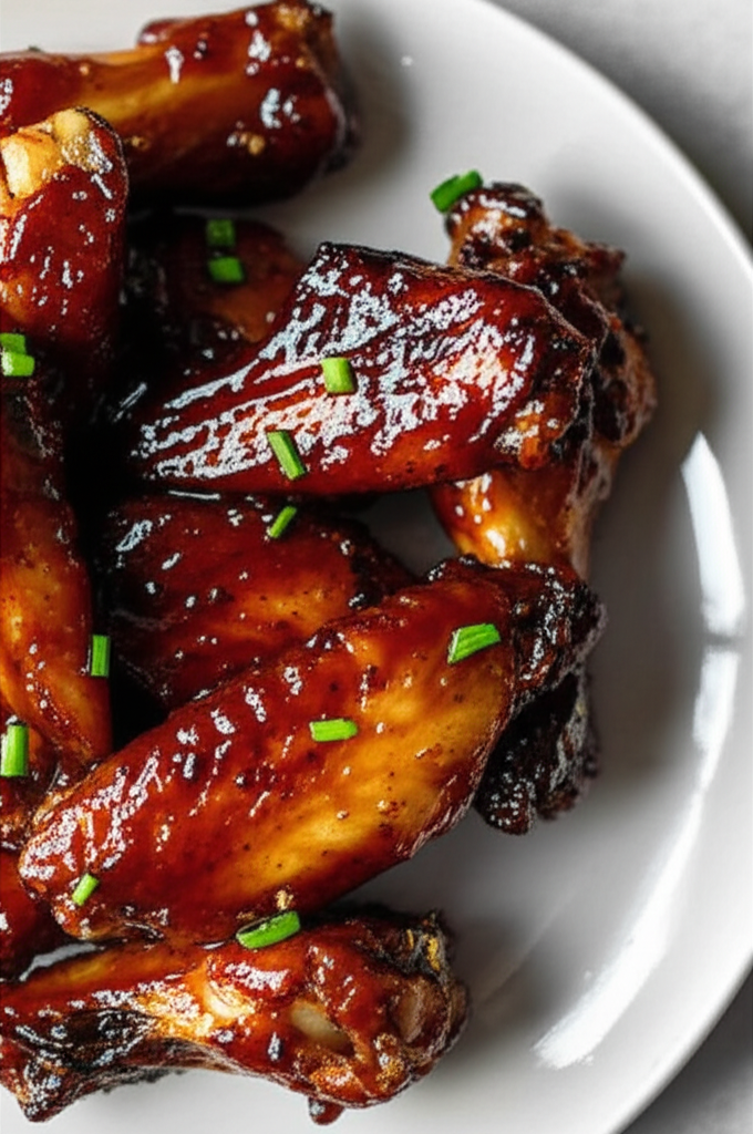 Balsamic Soy Glazed Chicken Wings image