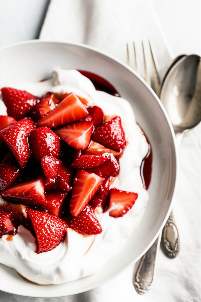 Balsamic Strawberry Cream image