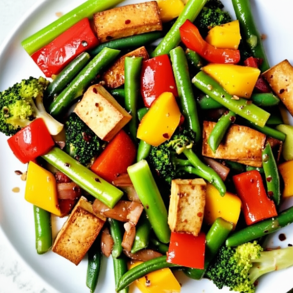 Balsamic Tofu Vegetable Medley image