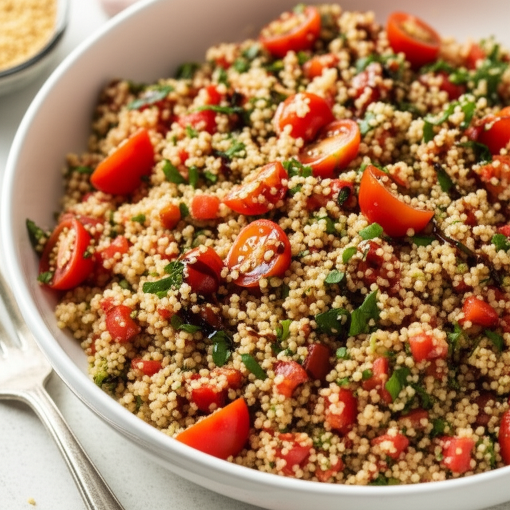 Balsamic Tomato Couscous image