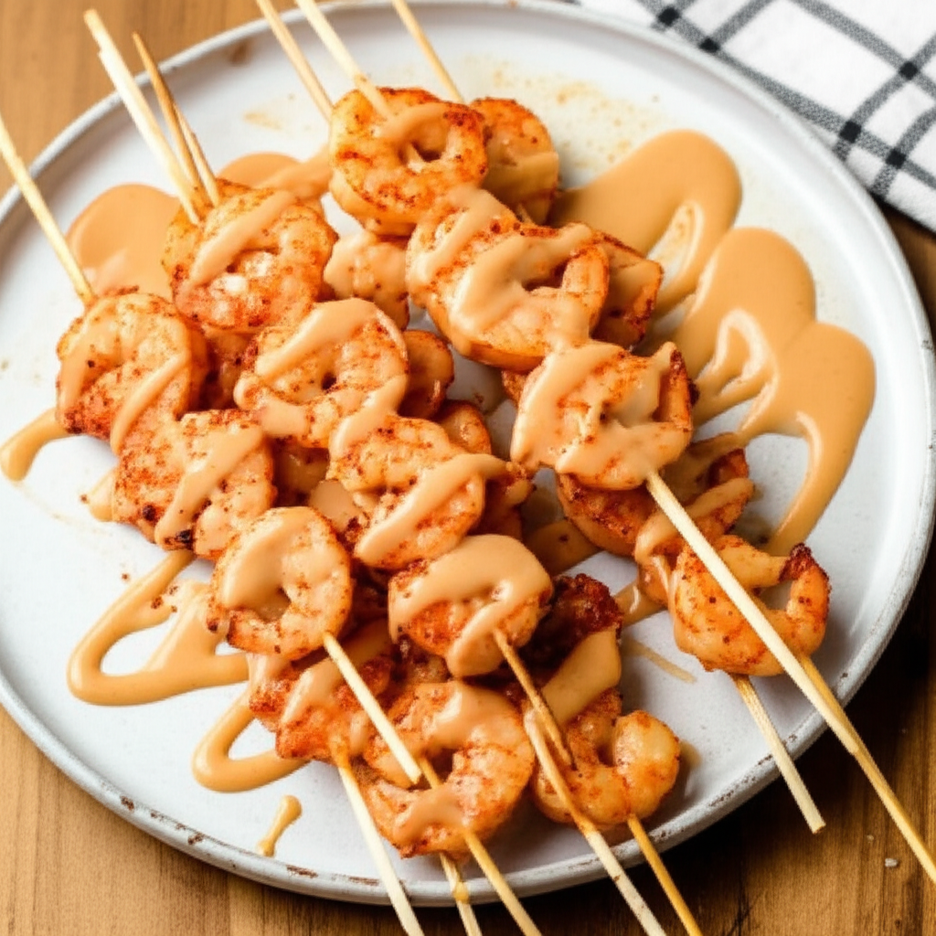 5 Minute Thai Shrimp Satay image