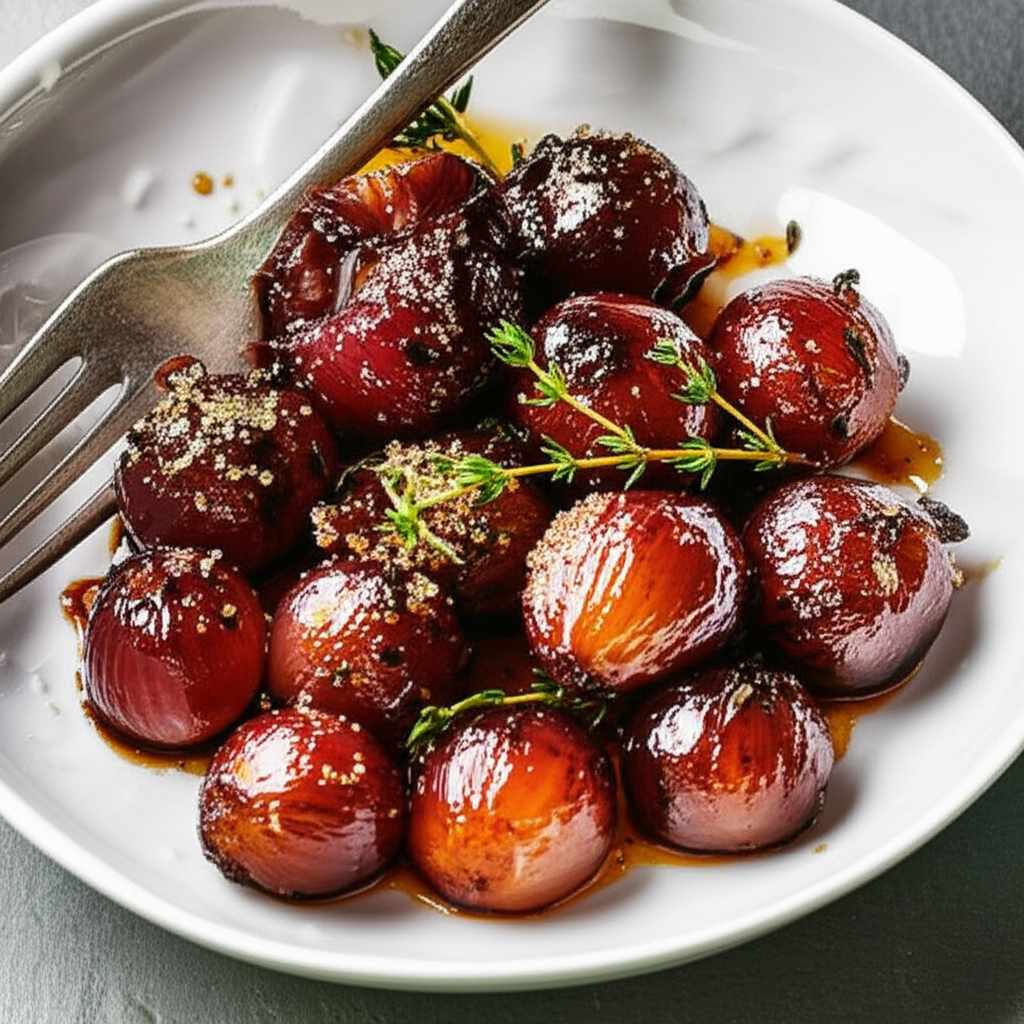 Balsamic Glazed Baby Onions image