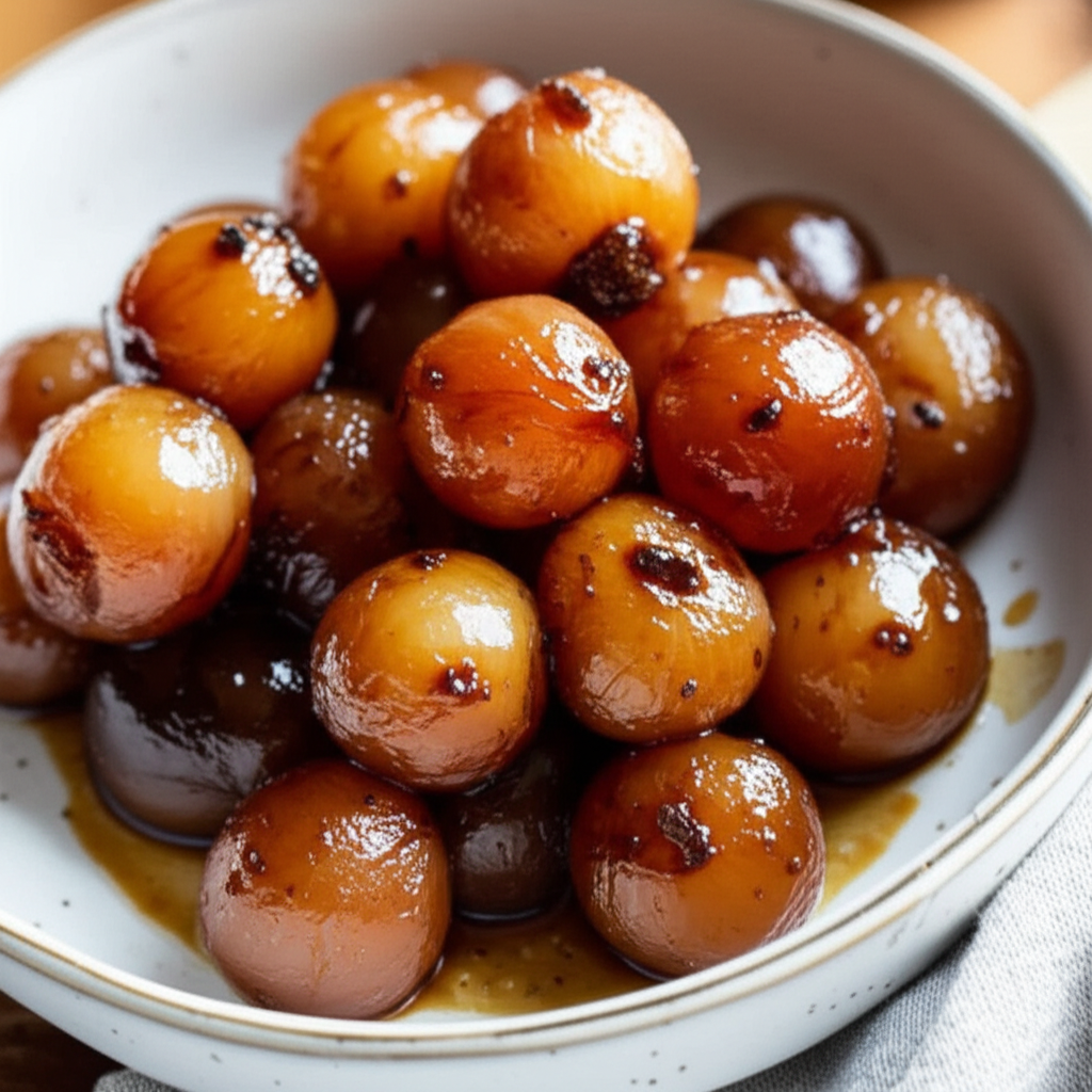 Balsamic Glazed Pearl Onions image