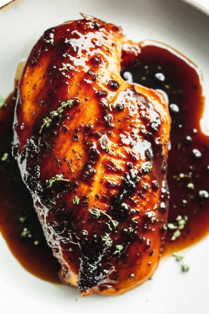 Balsamic Glazed Roasted Chicken image