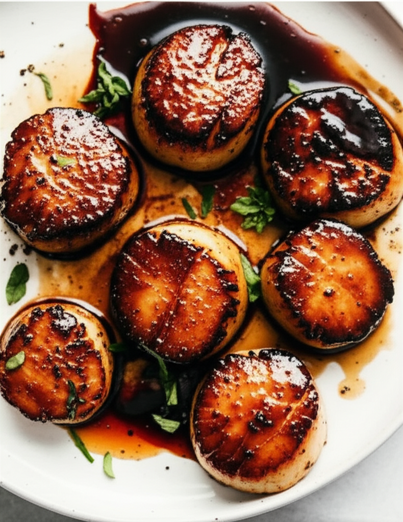 Balsamic Glazed Scallops image