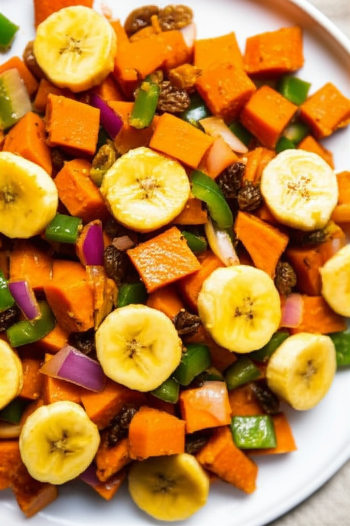 Banana Kumara Sweet Potato Salad image