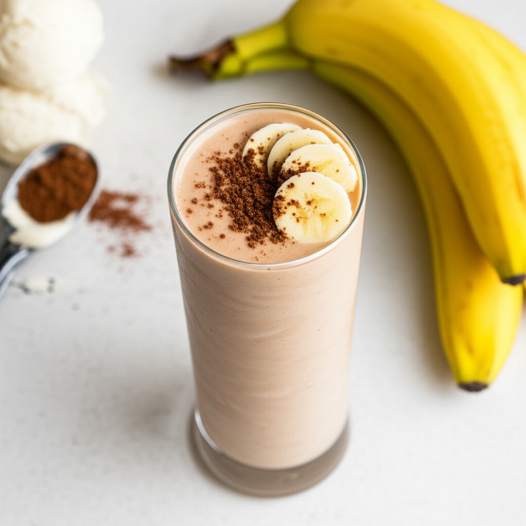 Banana Milo Smoothie image