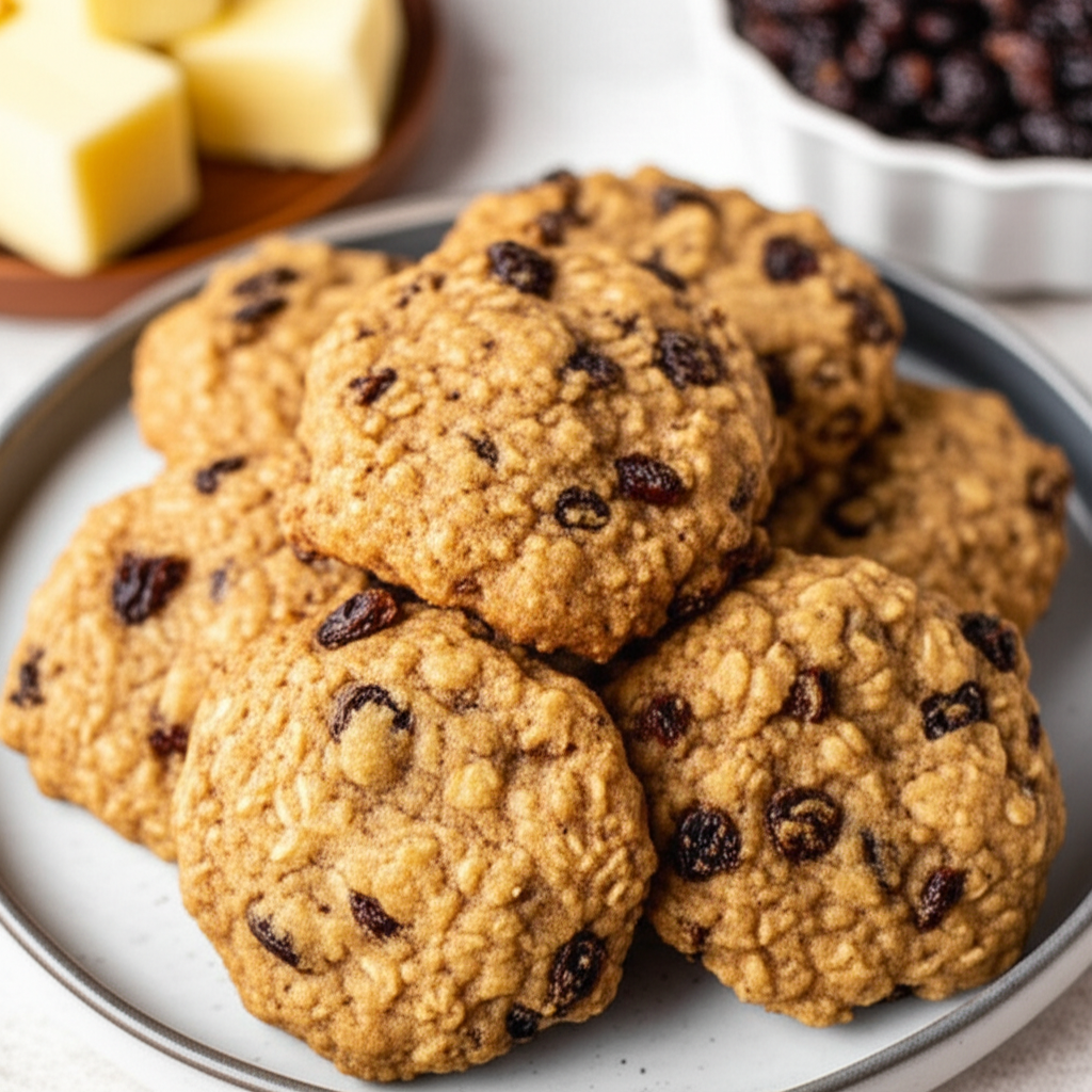 5 Spice Oatmeal Raisin Cookies image