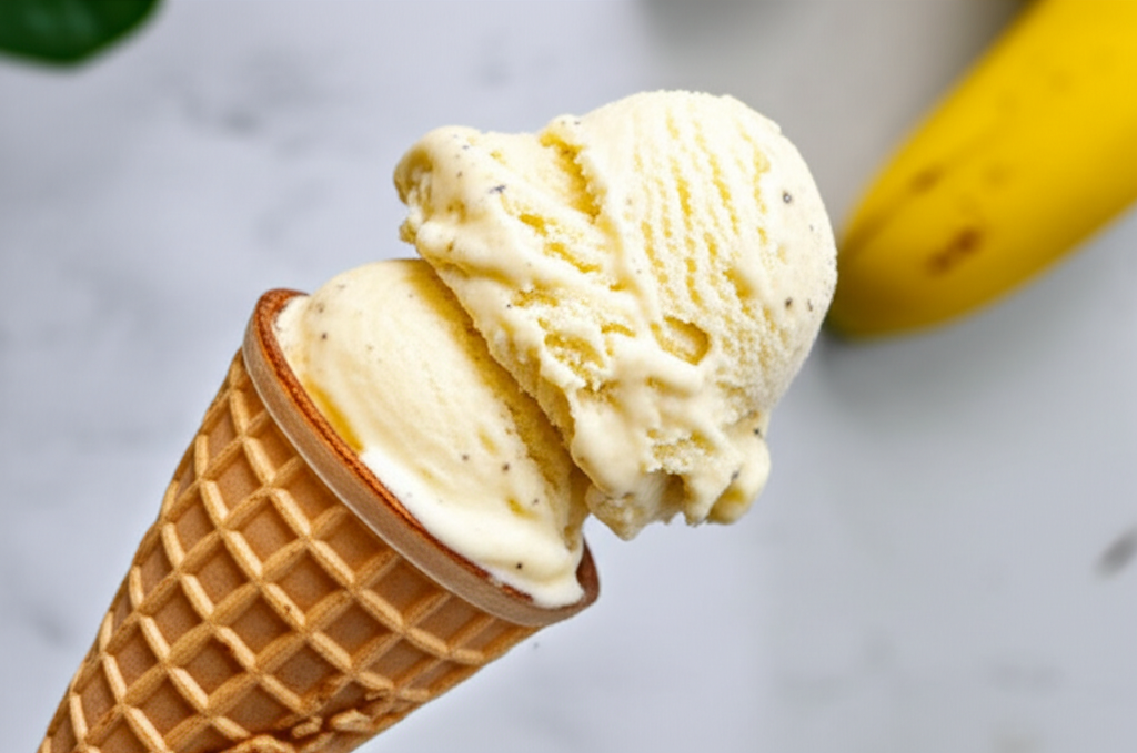 Banana Ice Cream Dairy Free image
