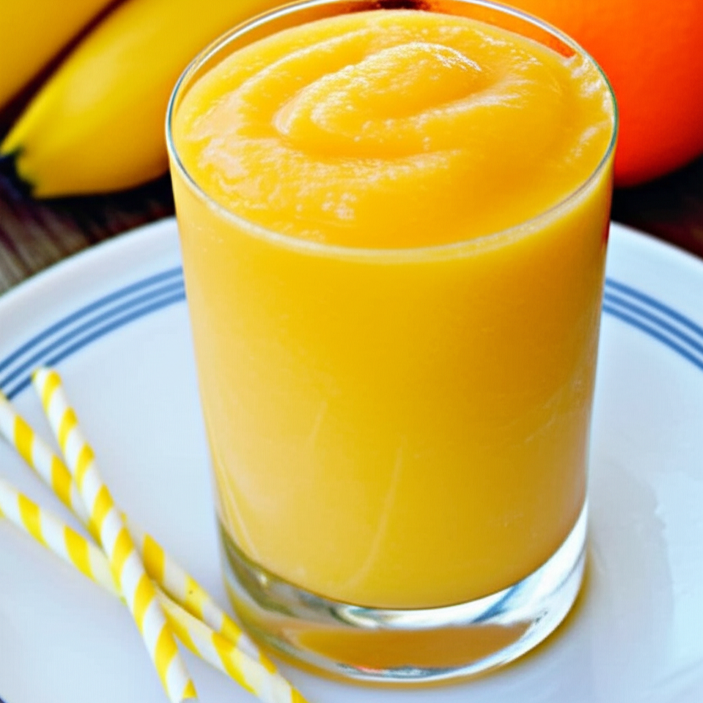 Banana Orange Daiquiri Smoothie image