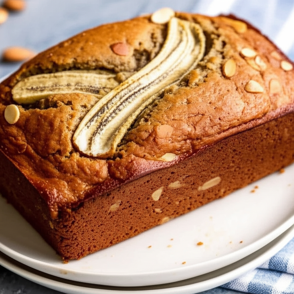 Banana Almond Bread In A Bread Machine Clean image