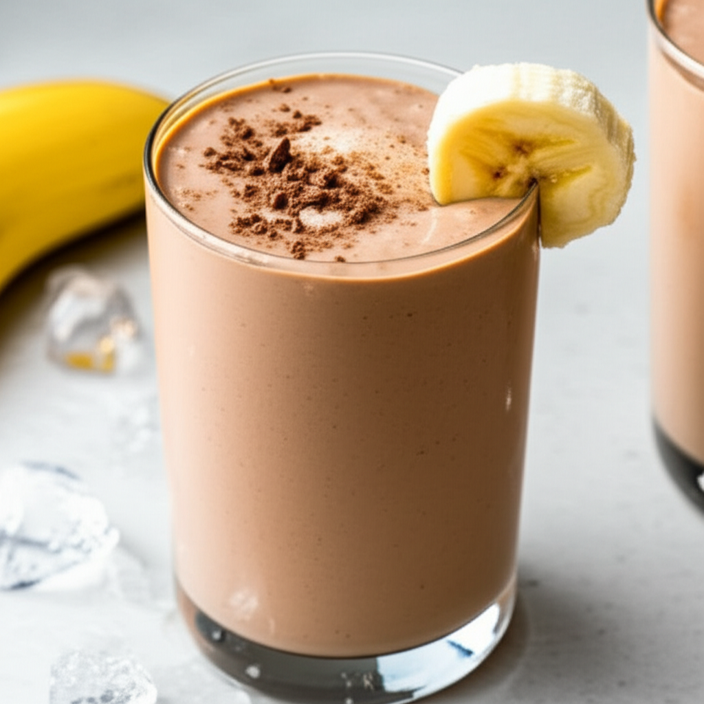 Banana And Chocolate Shake image