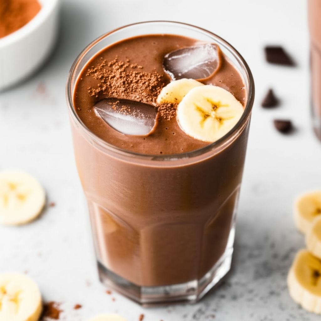 Banana And Chocolate Smoothie image