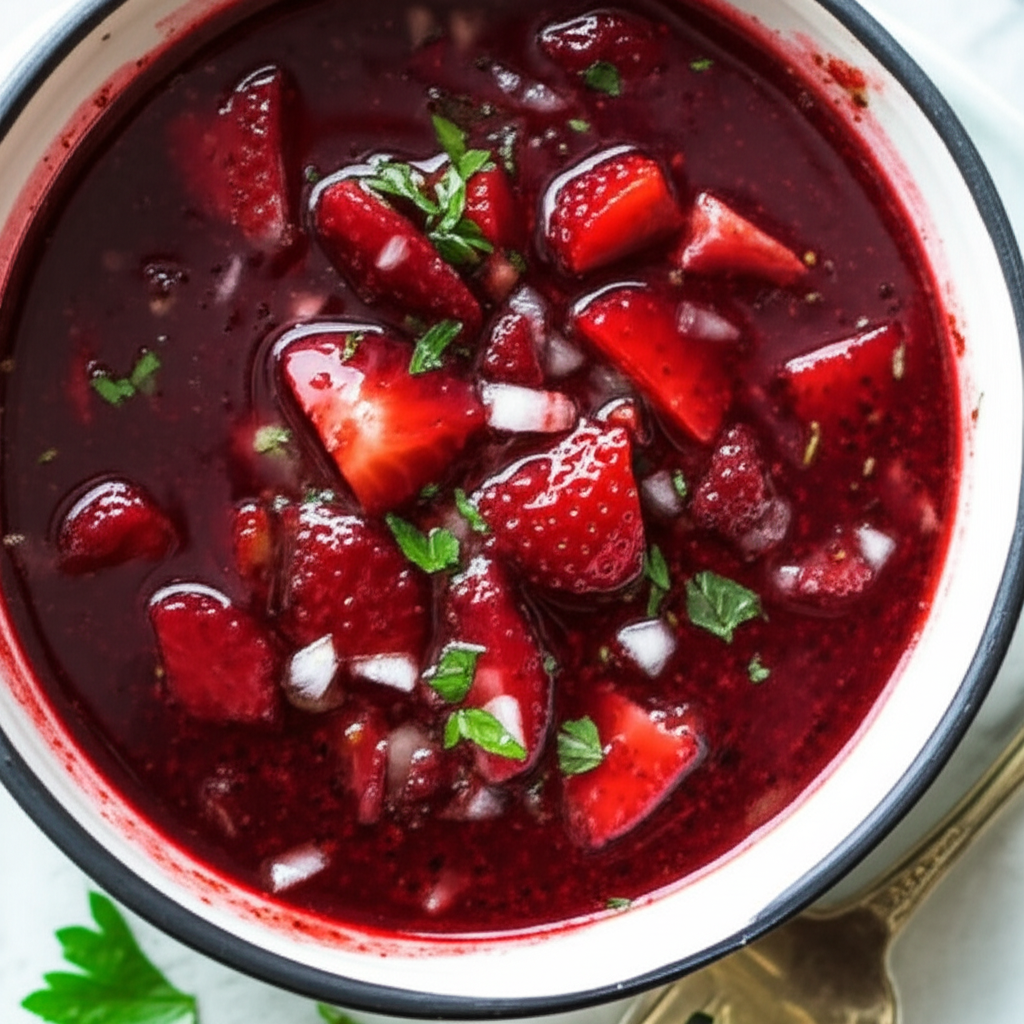 5 Star Balsamic Strawberry Salad Dressing image