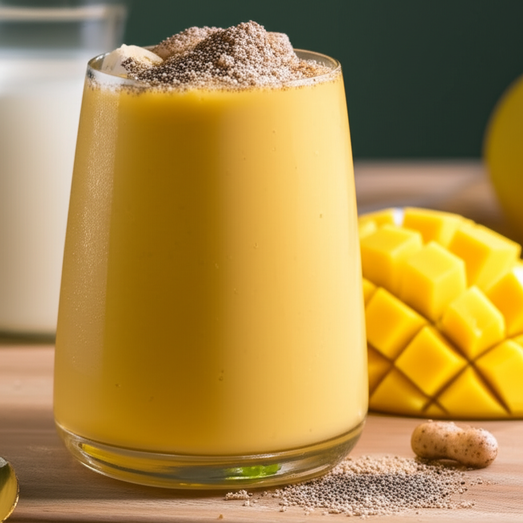 Banana And Mango Smoothie image