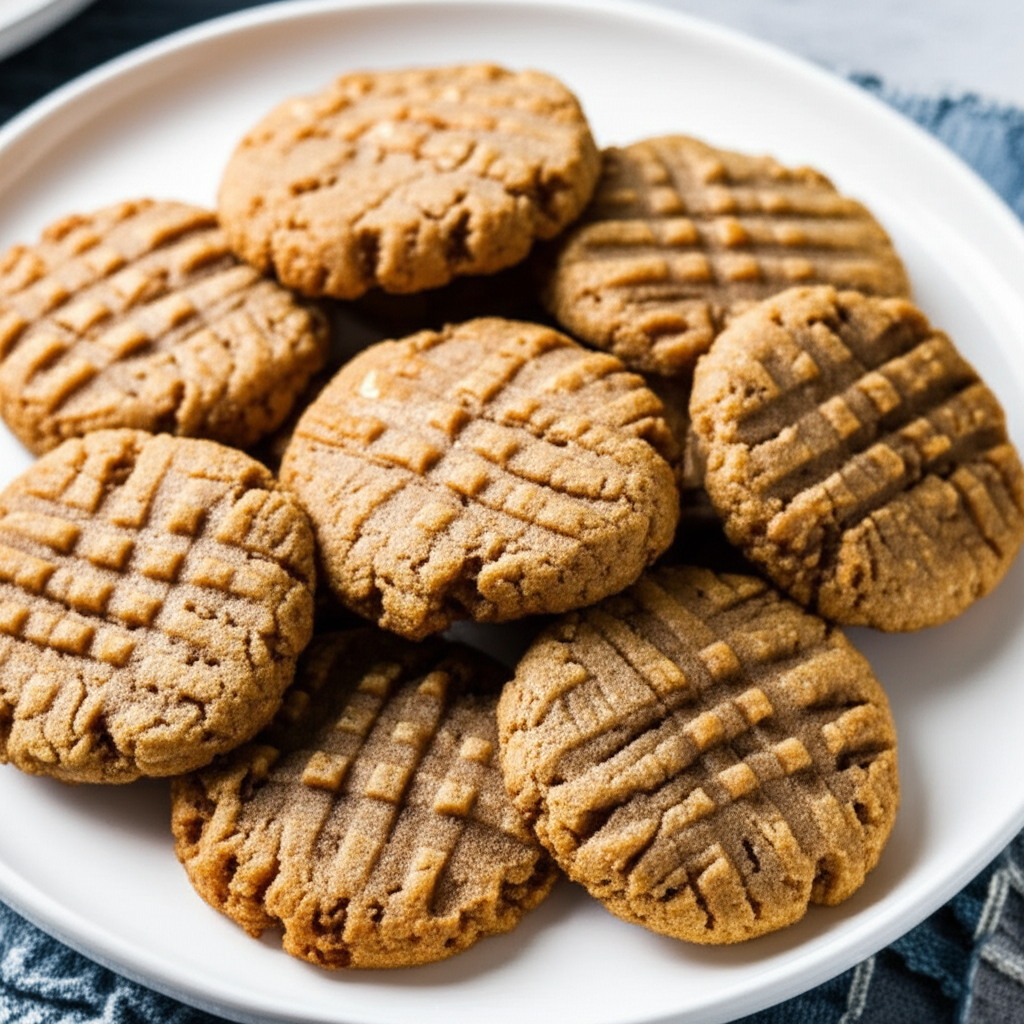 Banana And Peanut Butter Cookies image