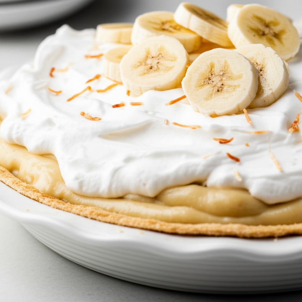 Banana And Or Coconut Cream Pie From Scratch image