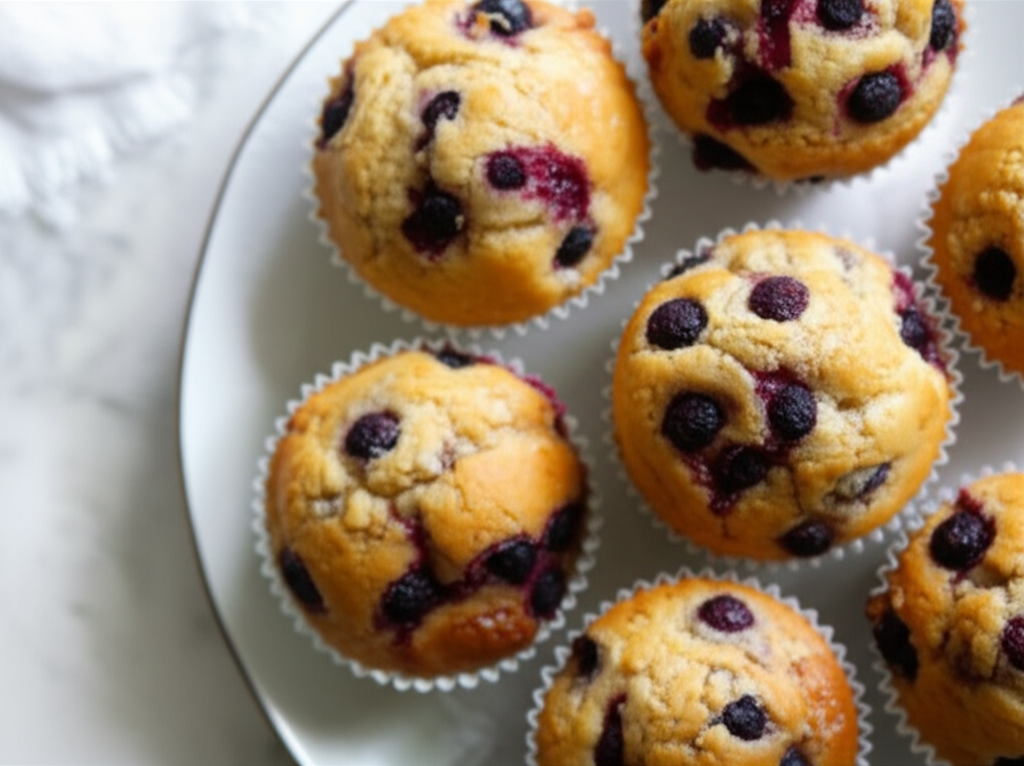 Banana Berry Muffins image