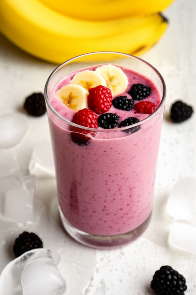 Banana Berry Shake image