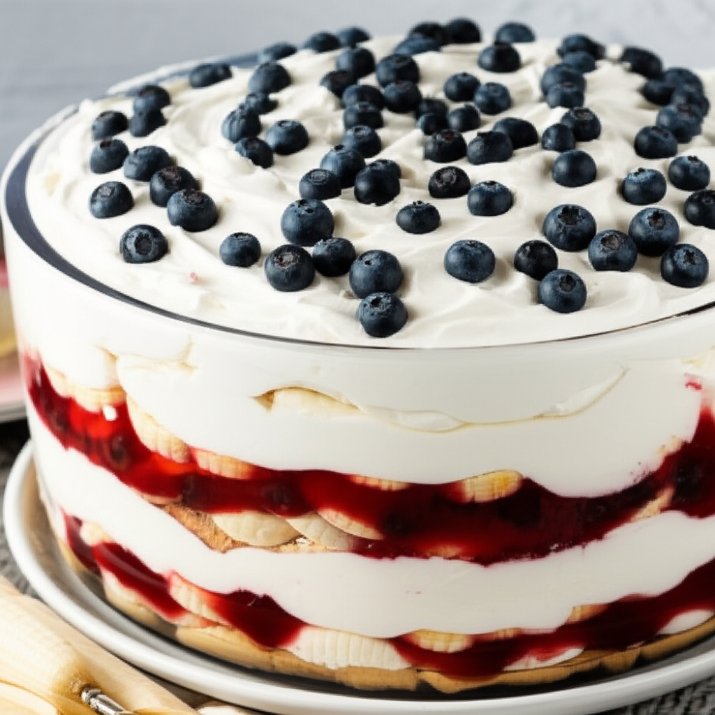 Banana Berry Trifle image