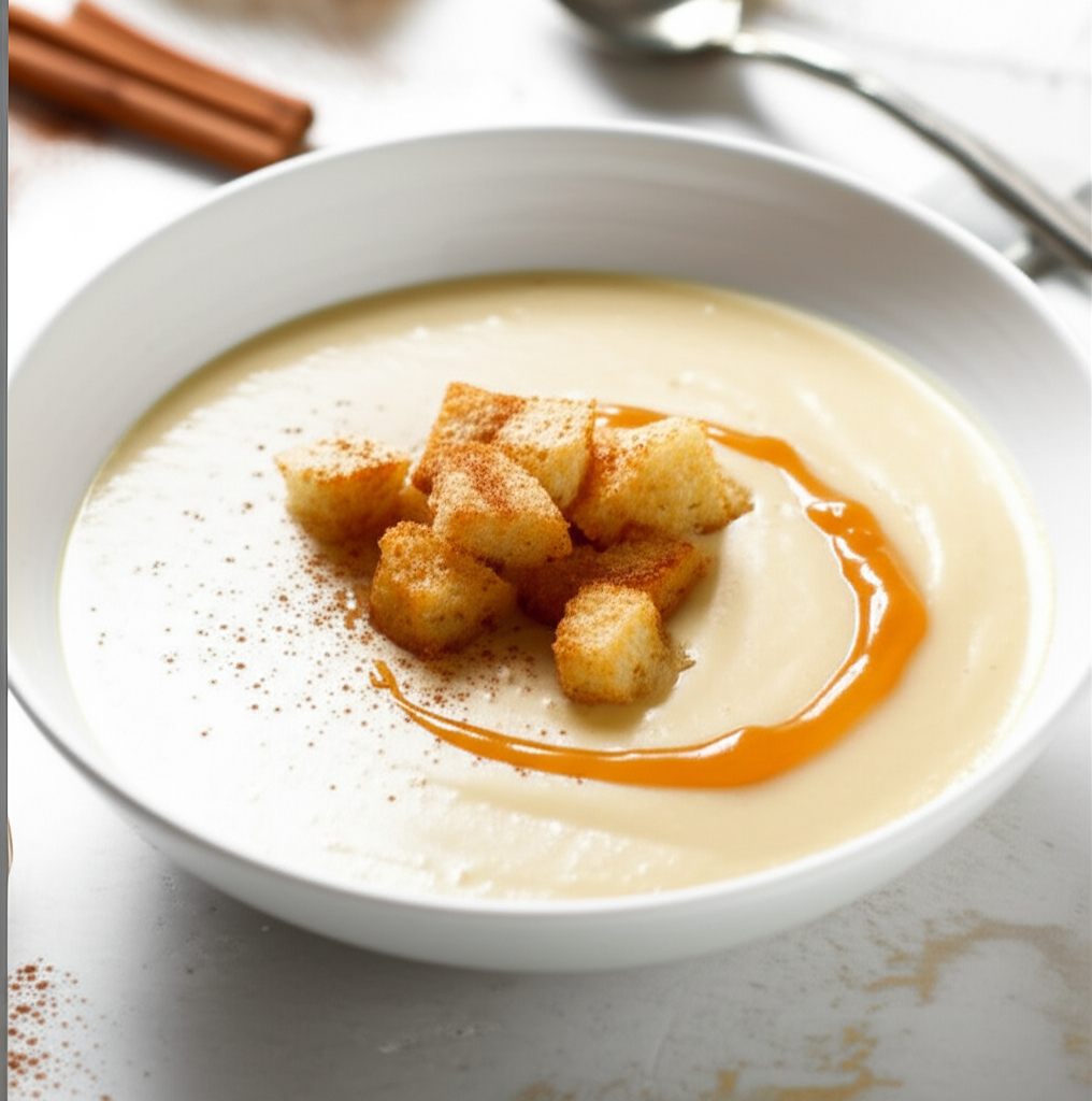Banana Bisque With Cinnamon Croutons image