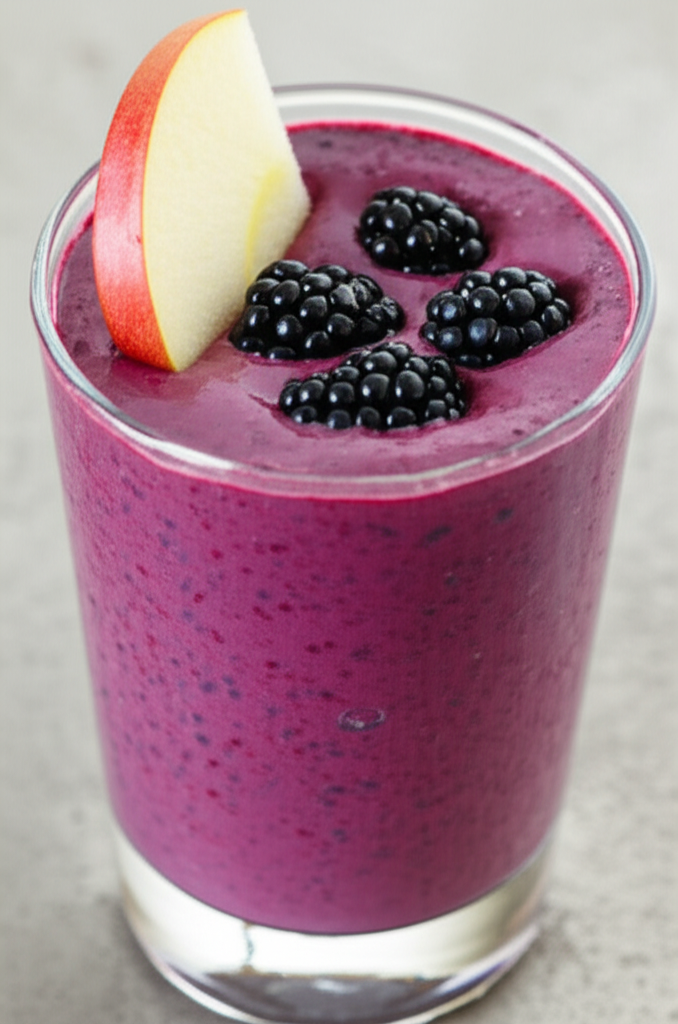 Banana Blackberry Pie Smoothie image