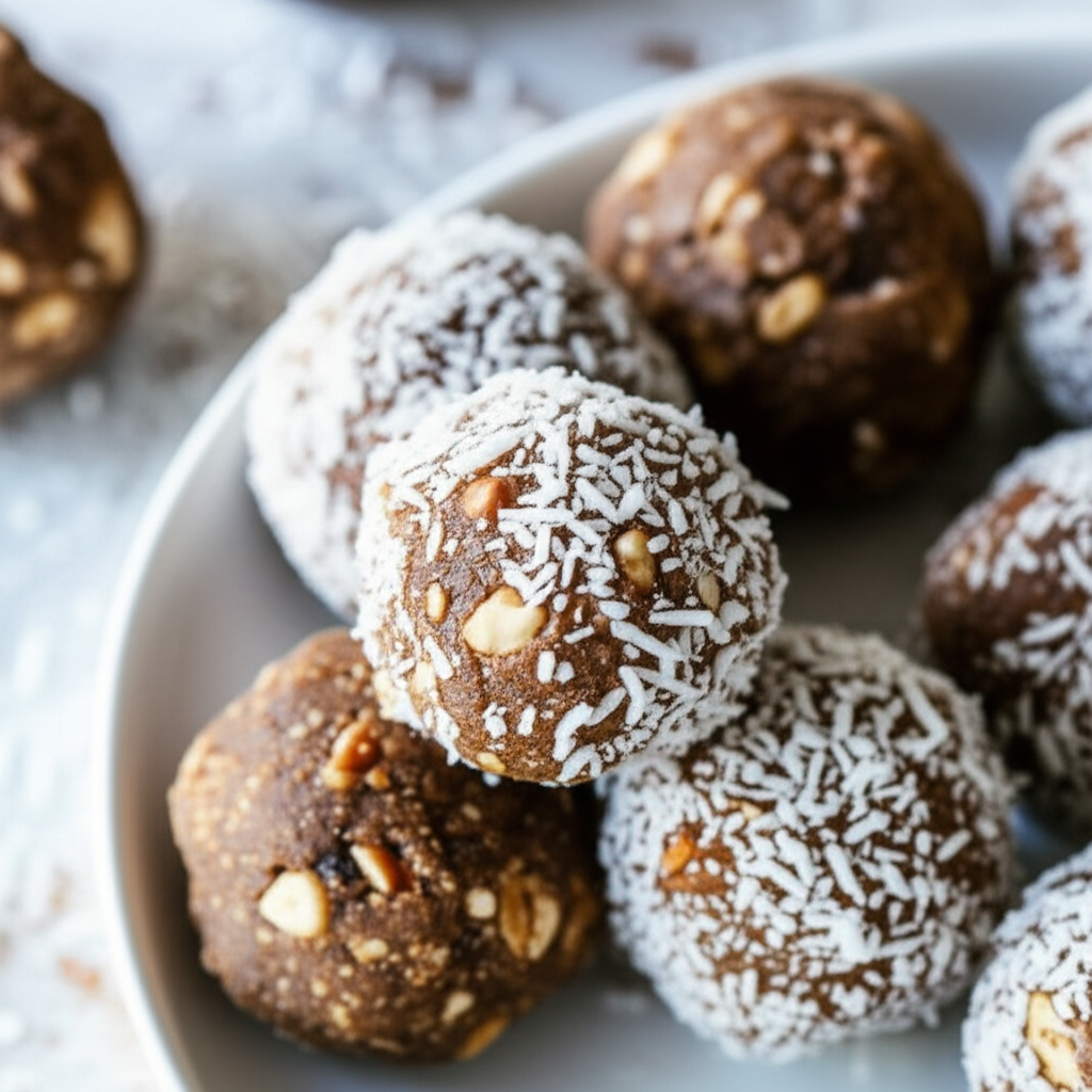 Banana Bliss Balls Raw Food image