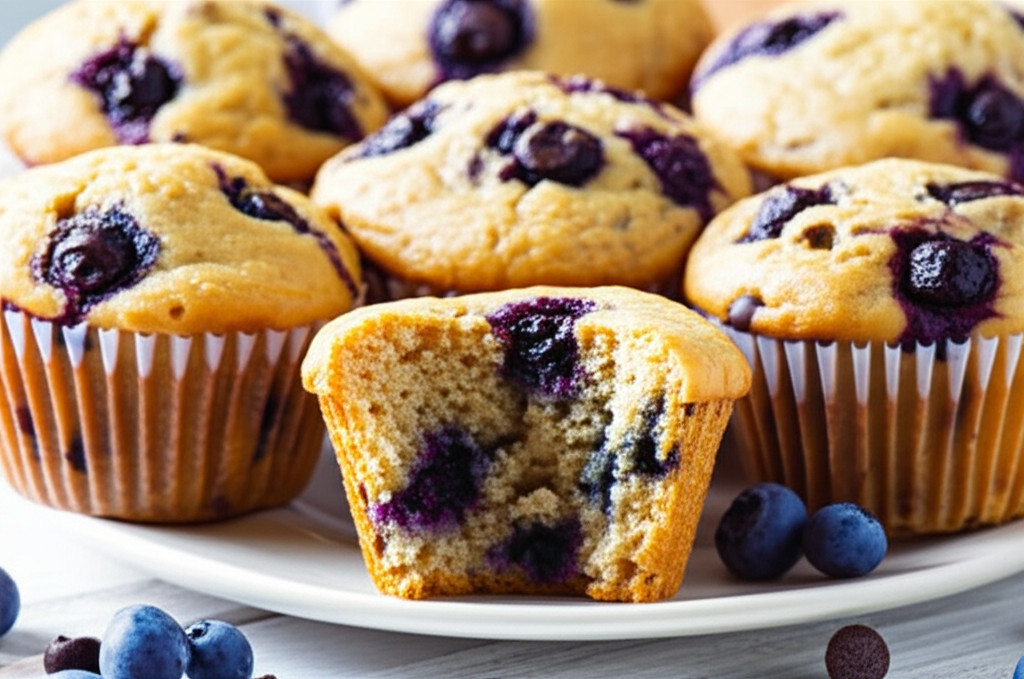 Banana Blueberry Or Chocolate Chip Muffins image