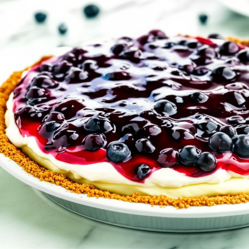 Banana Blueberry Pie image