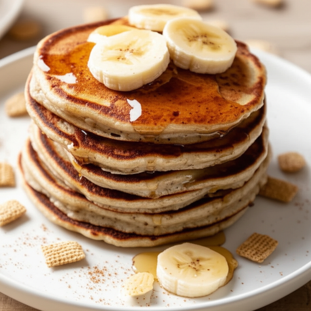 Banana Bran Pancakes Diabetic image