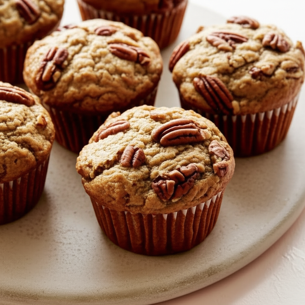 Banana Bran Soy Muffins image